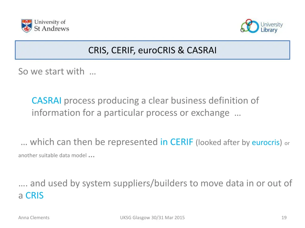 cris cerif eurocris casrai