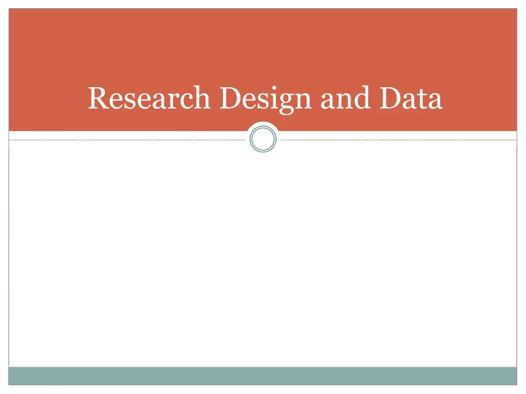 research design and data