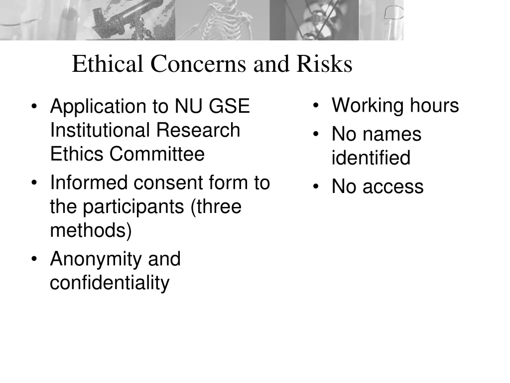 ethical concerns and risks