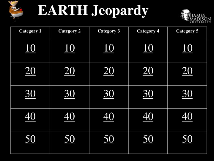 earth jeopardy