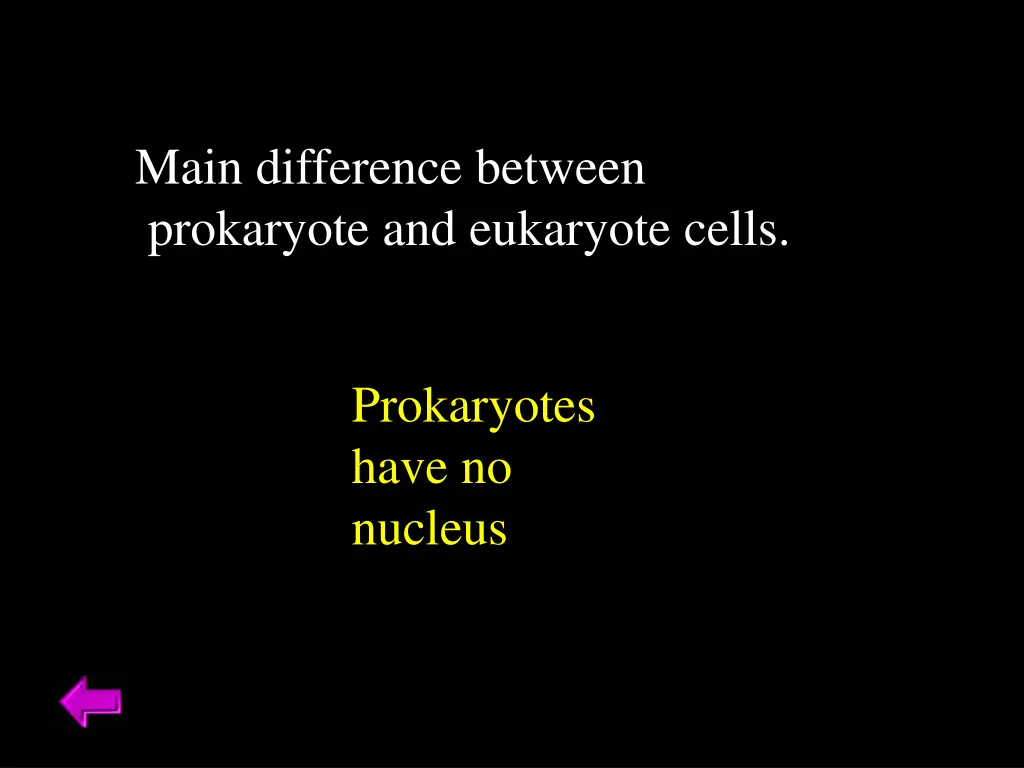 main difference between prokaryote and eukaryote