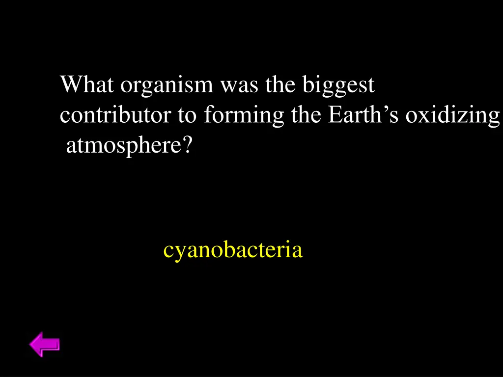 what organism was the biggest contributor