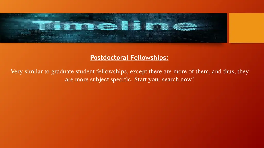 postdoctoral fellowships