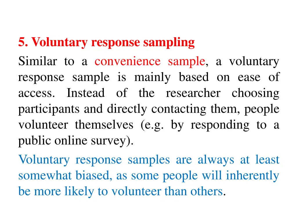 5 voluntary response sampling similar