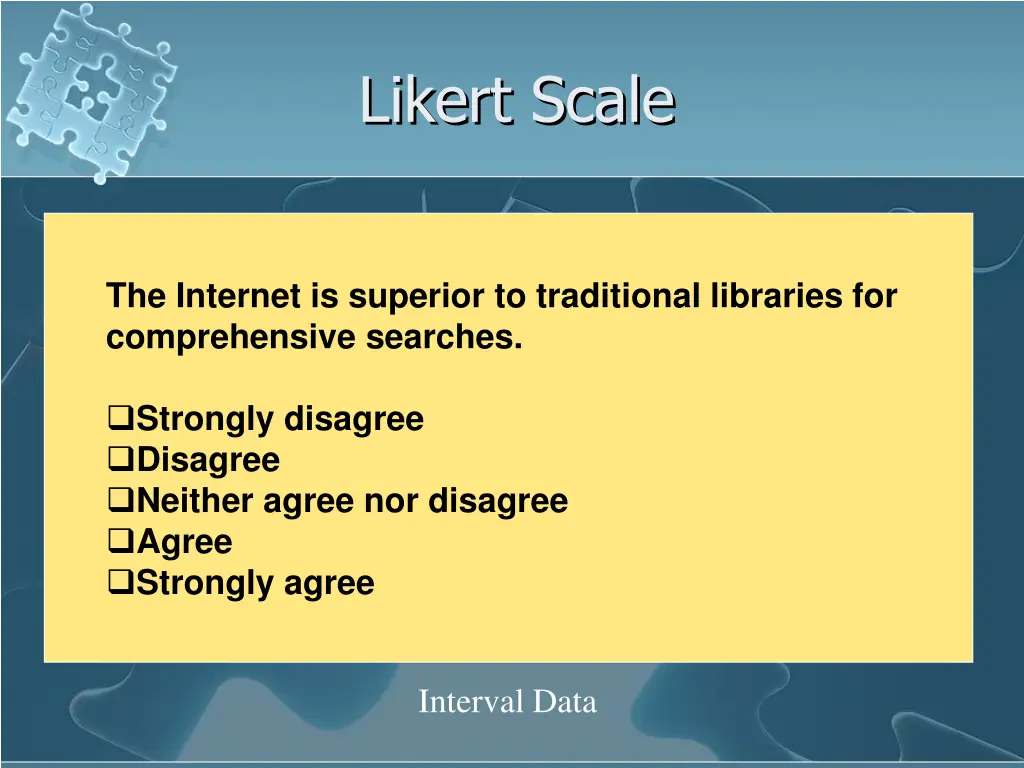 likert scale