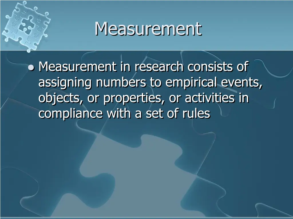 measurement