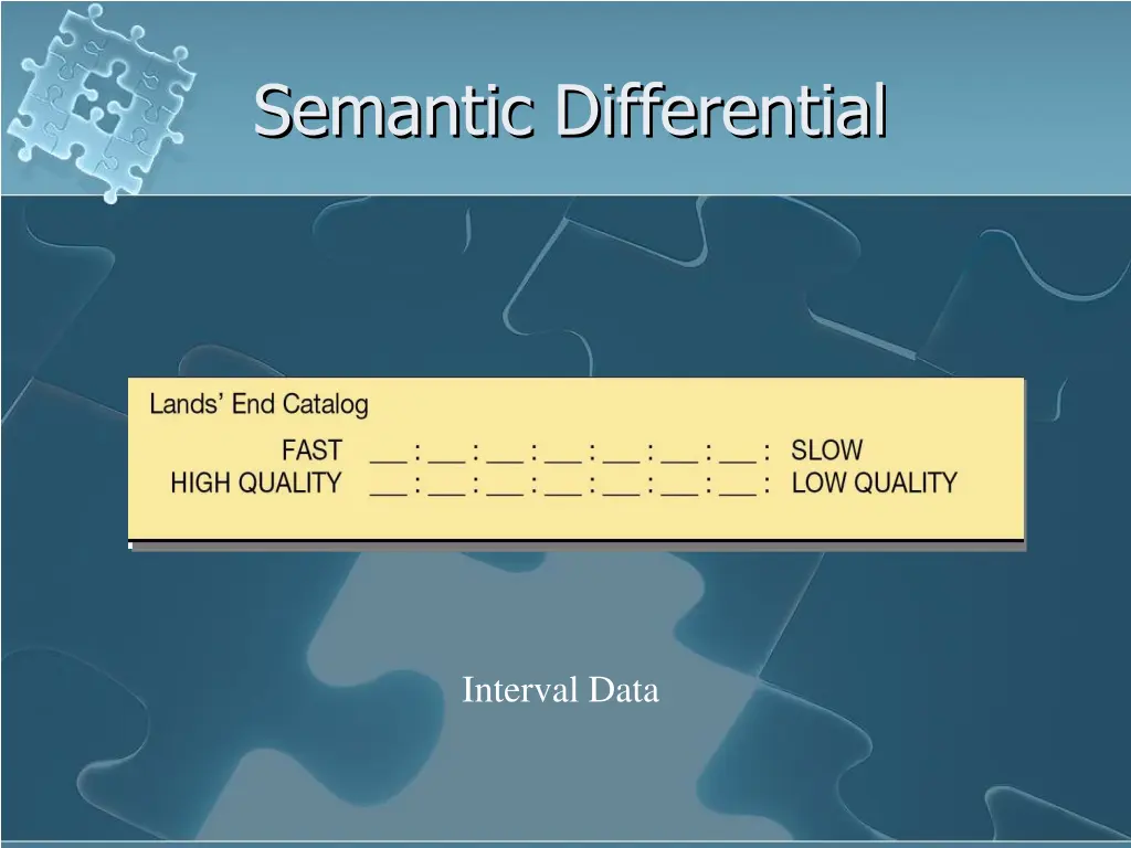 semantic differential