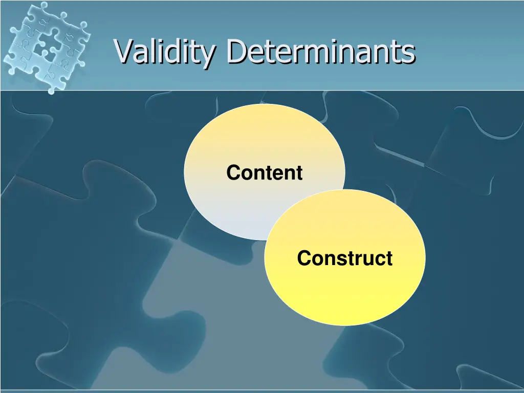 validity determinants 1