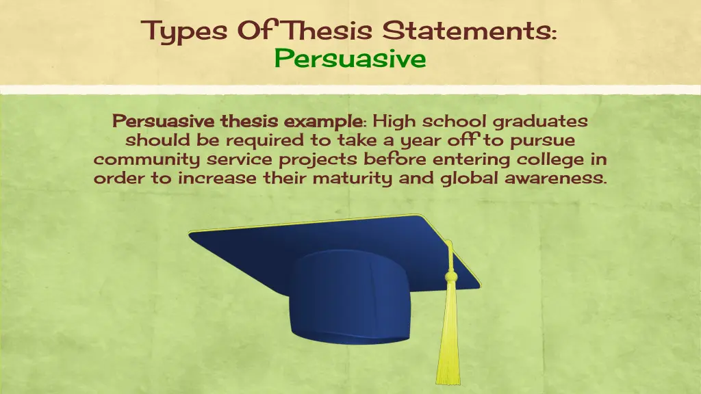 types of thesis statements persuasive 1