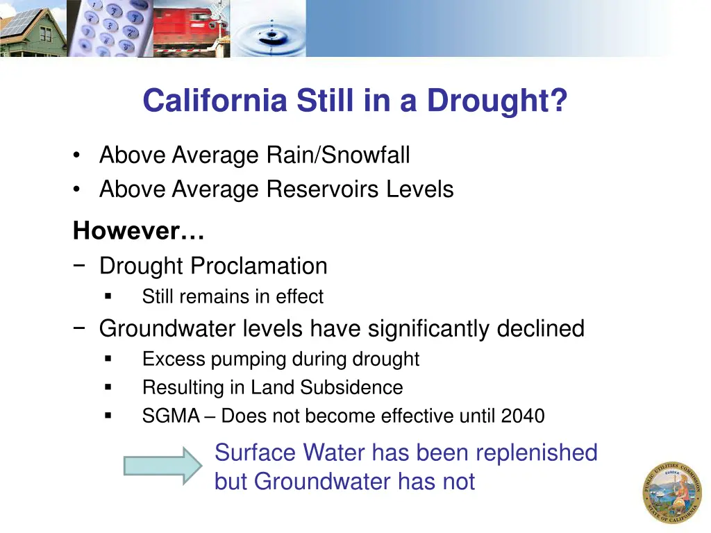 california still in a drought