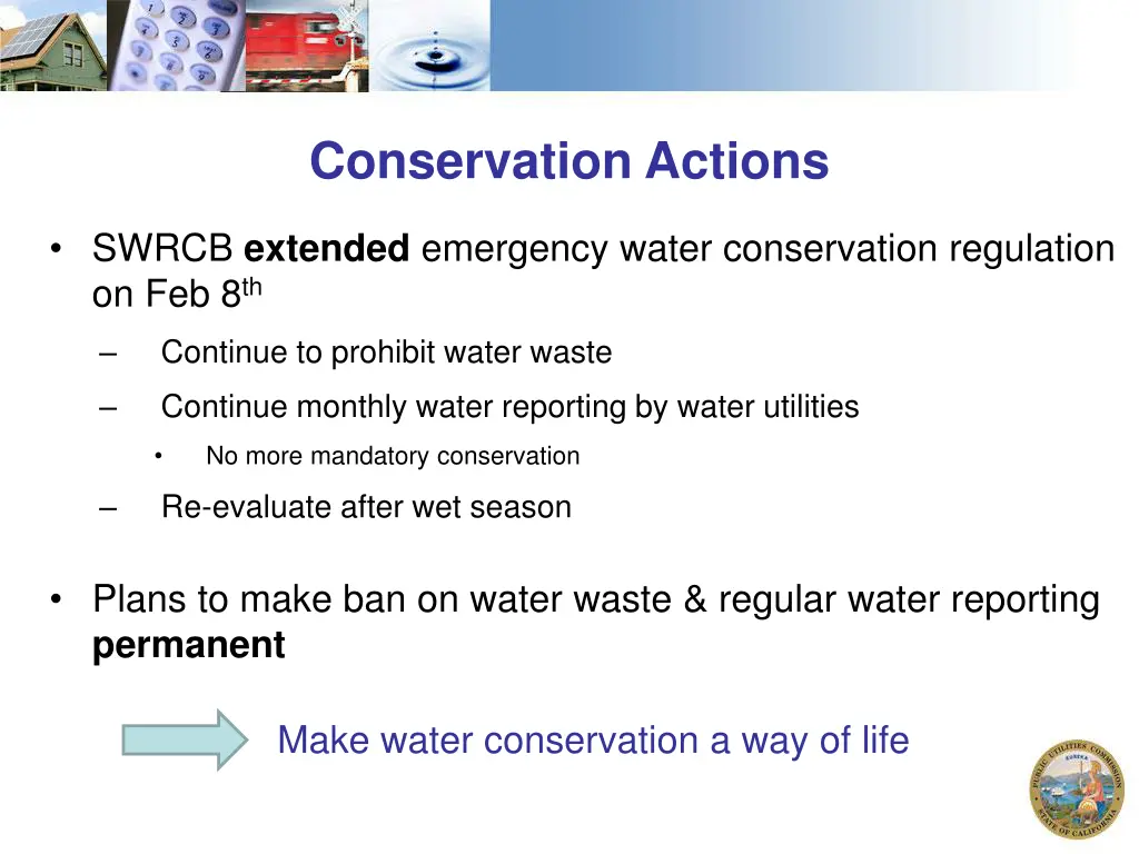 conservation actions