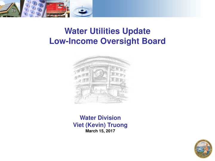 water utilities update low income oversight board