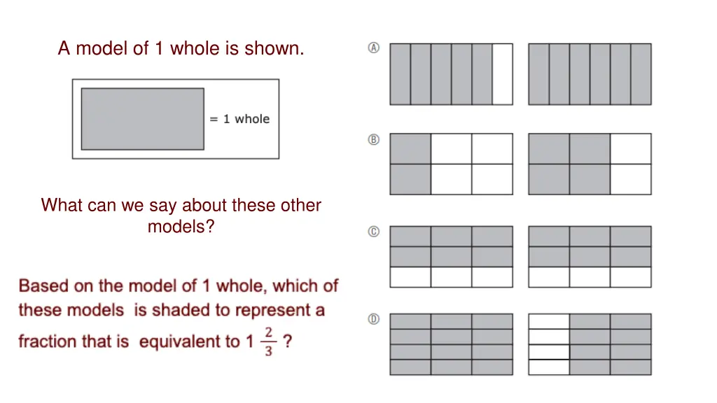 a model of 1 whole is shown