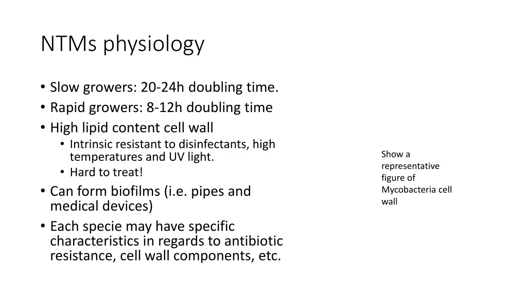 ntms physiology