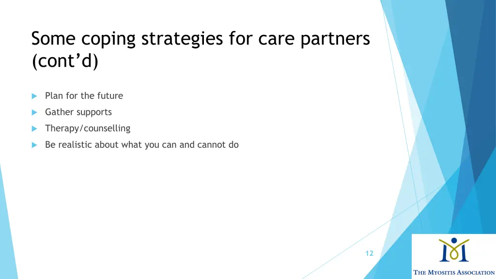 some coping strategies for care partners cont d