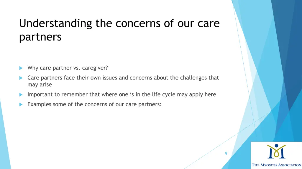 understanding the concerns of our care partners