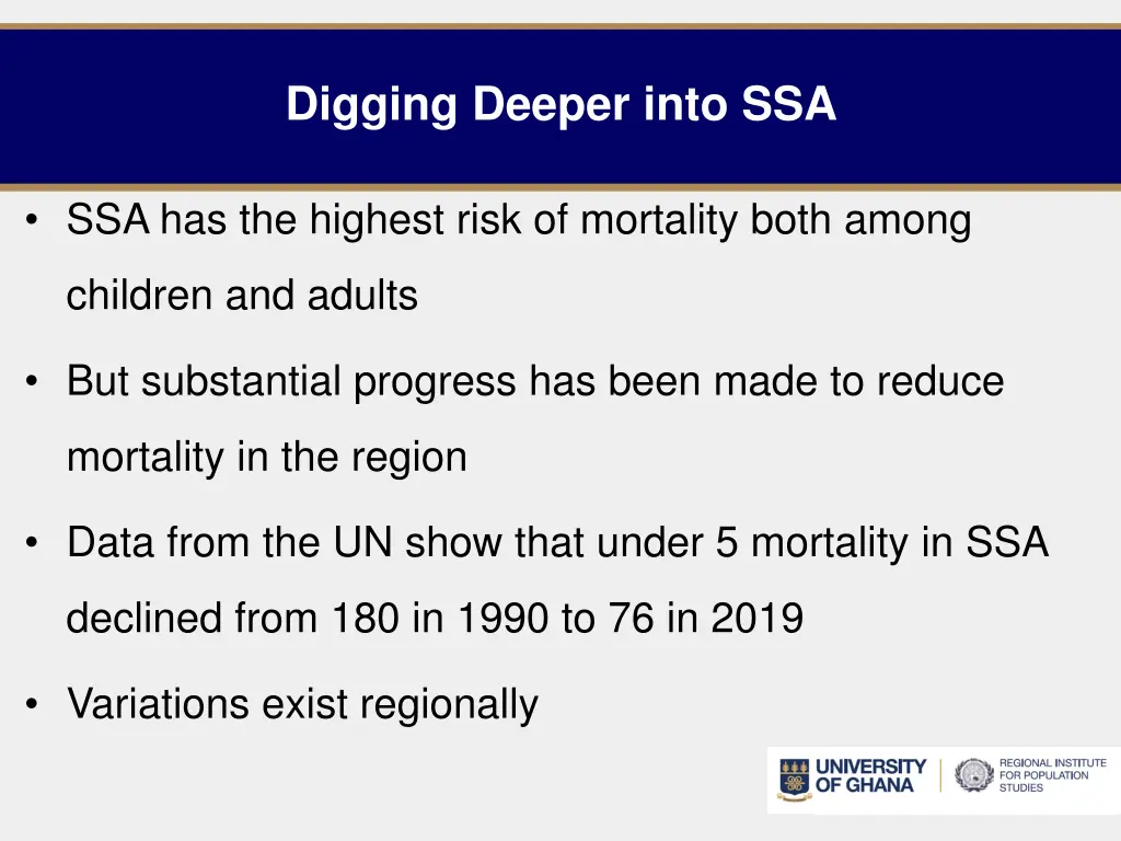 digging deeper into ssa