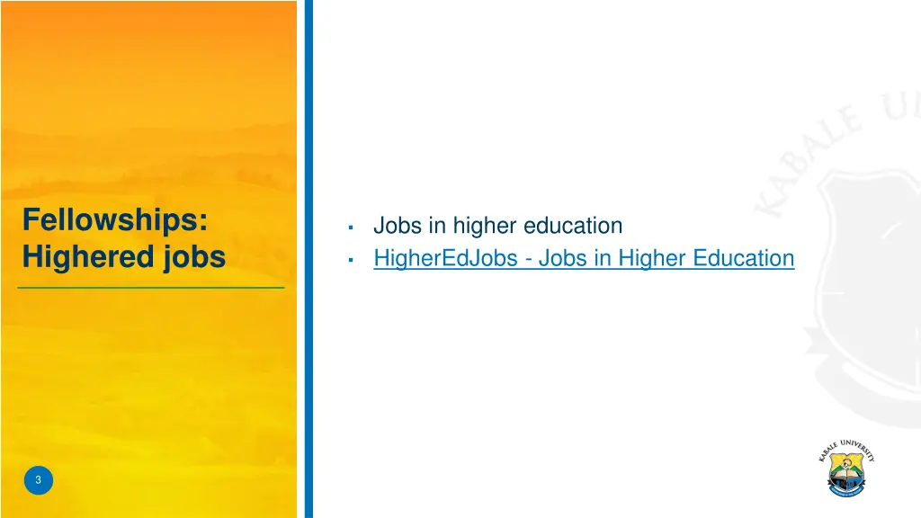 fellowships highered jobs