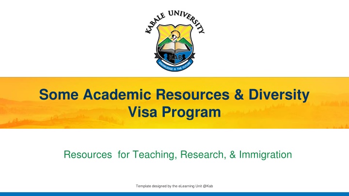 some academic resources diversity visa program