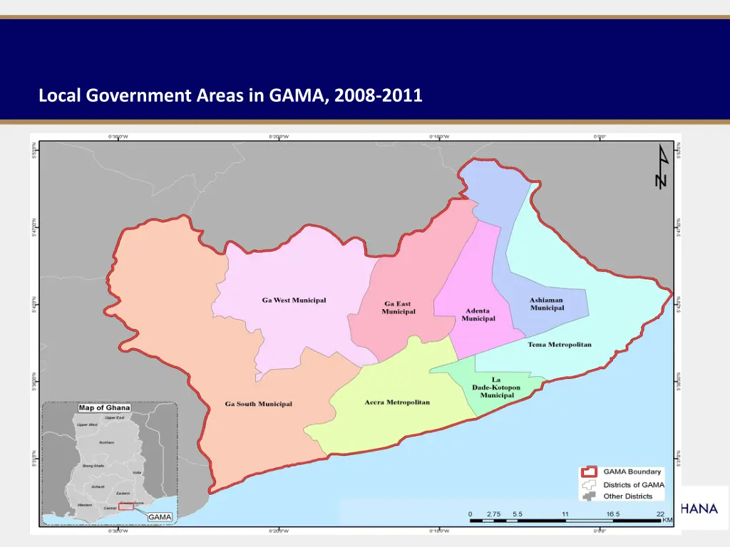 local government areas in gama 2008 2011