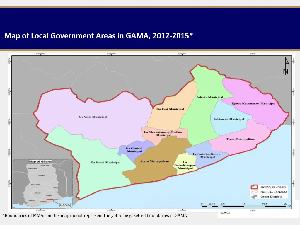 map of local government areas in gama 2012 2015