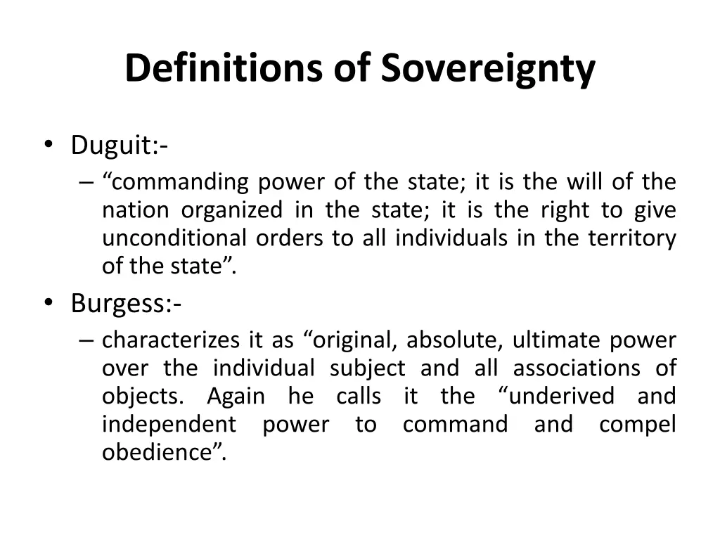 definitions of sovereignty 1