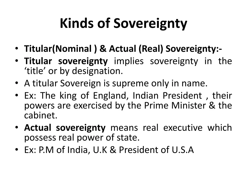 kinds of sovereignty 3