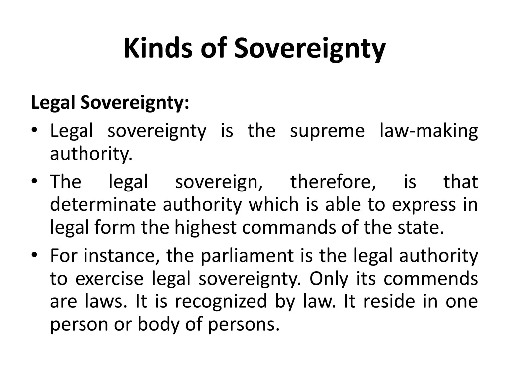 kinds of sovereignty 4