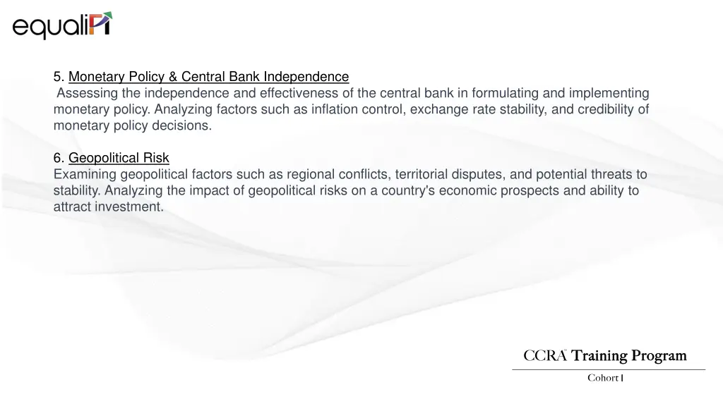 5 monetary policy central bank independence