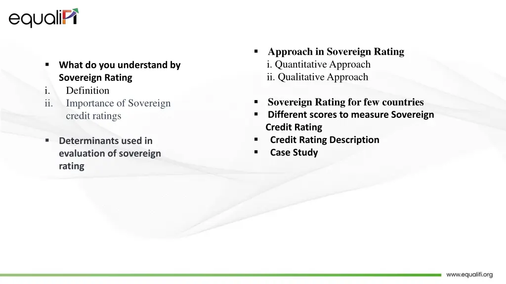 approach in sovereign rating i quantitative