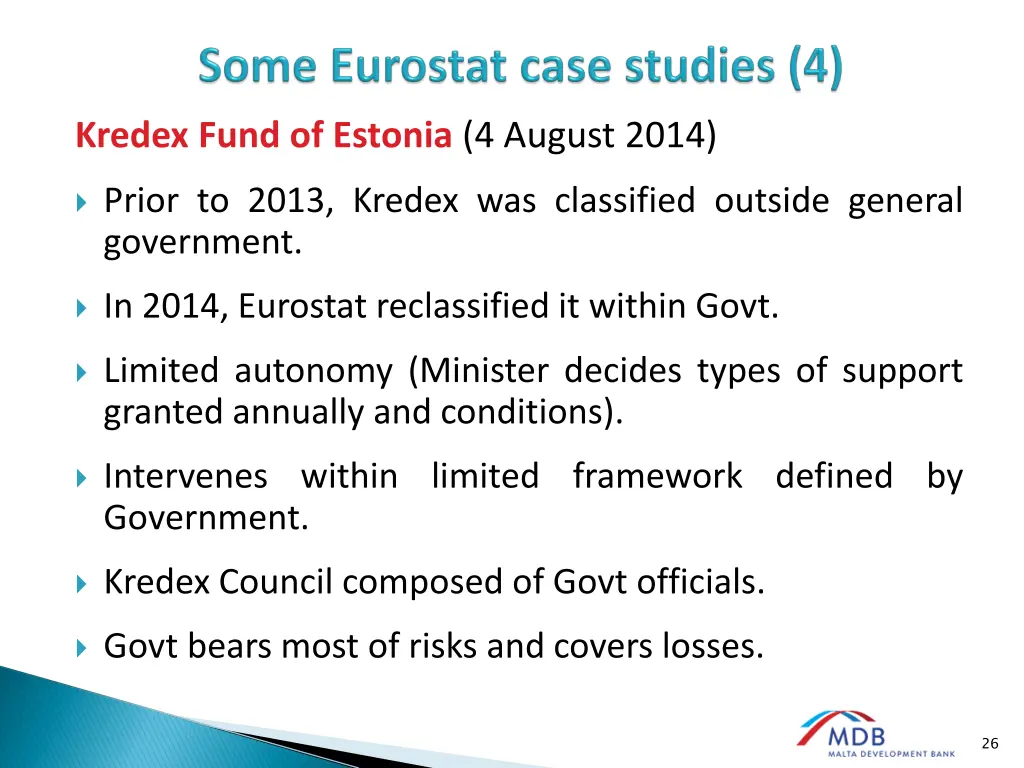 kredex fund of estonia 4 august 2014