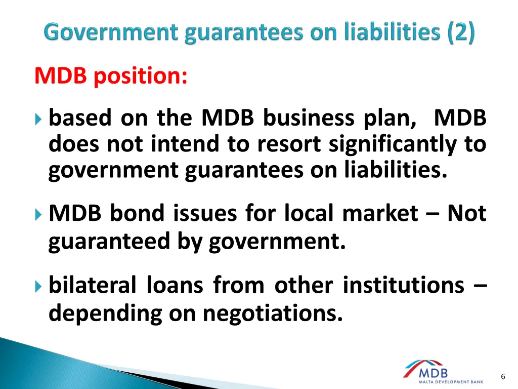 mdb position