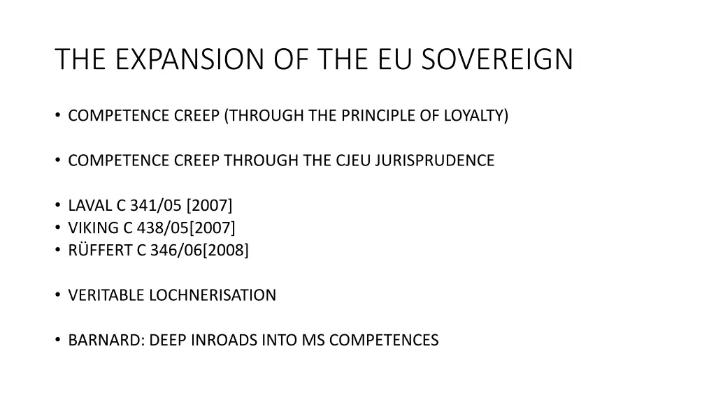 the expansion of the eu sovereign