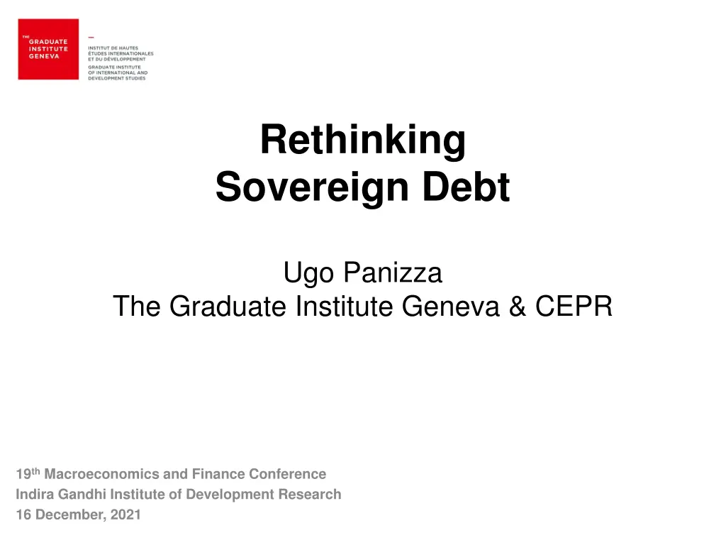 rethinking sovereign debt 1