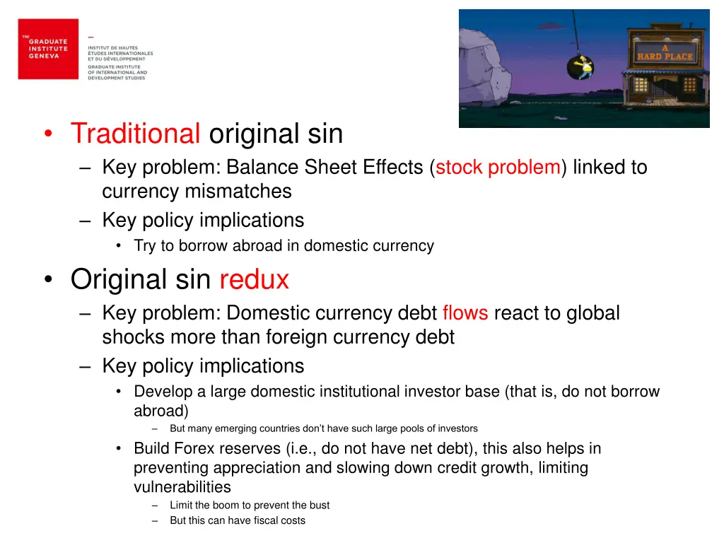 traditional original sin key problem balance