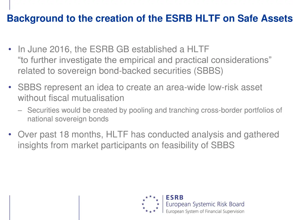 background to the creation of the esrb hltf