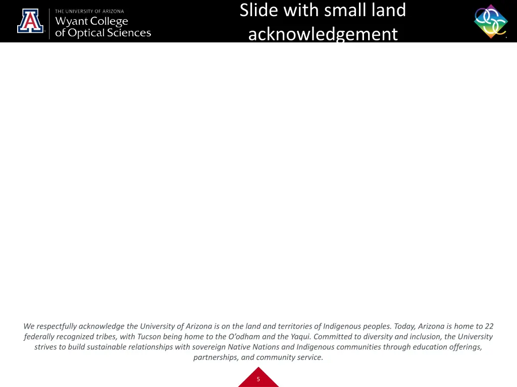 slide with small land acknowledgement