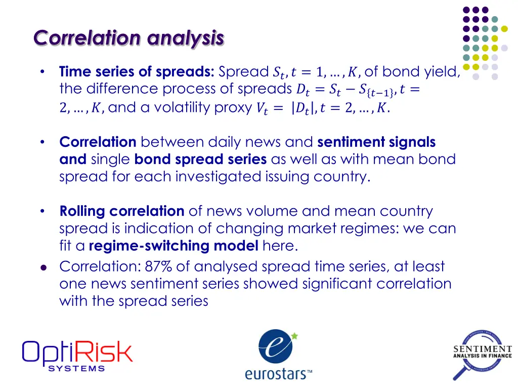 correlation analysis