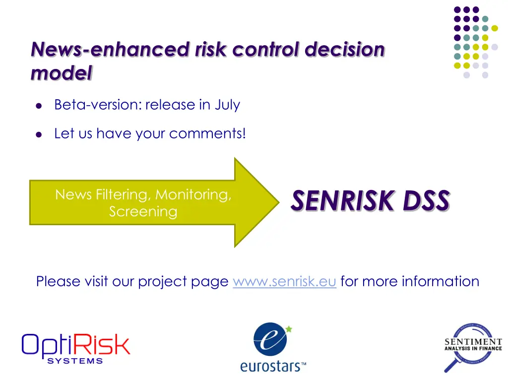 news enhanced risk control decision model