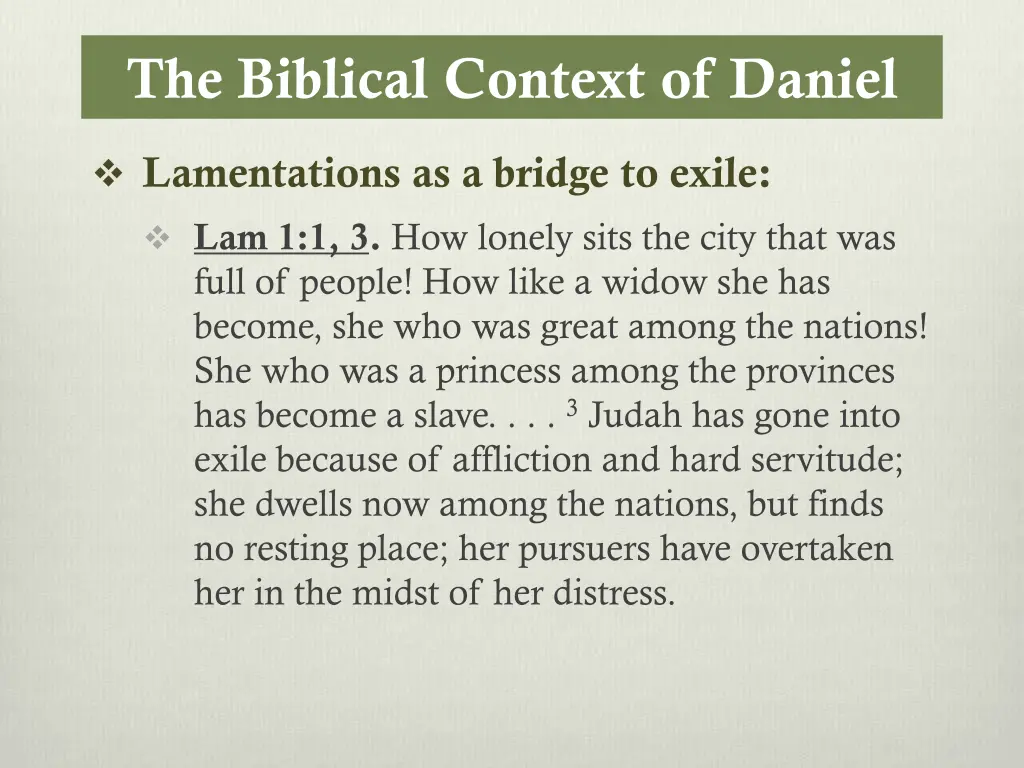 the biblical context of daniel