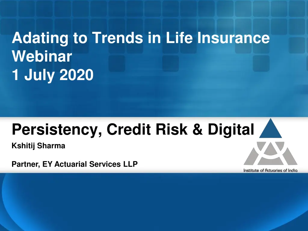 adating to trends in life insurance webinar 1