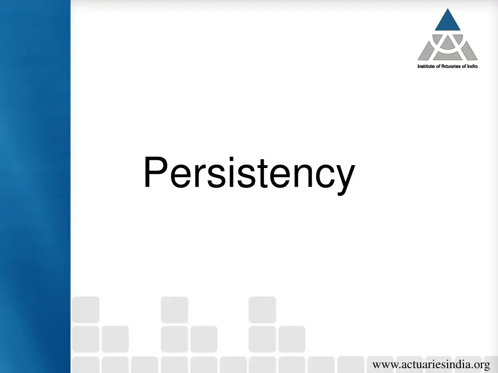 persistency