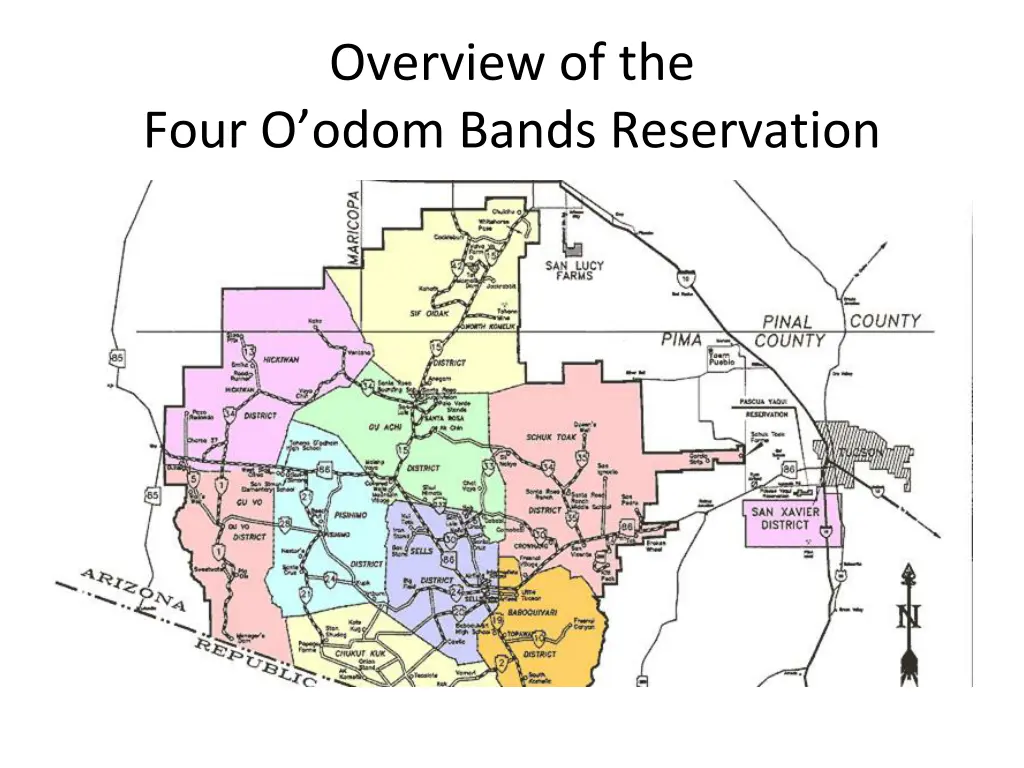 overview of the four o odom bands reservation