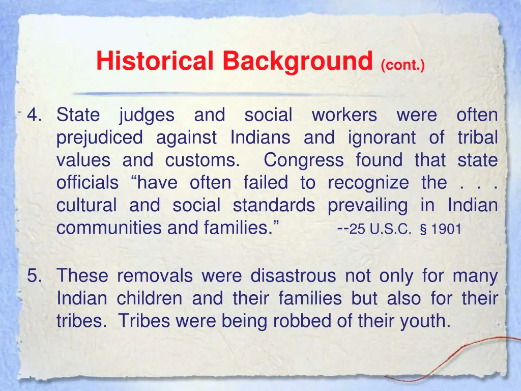 historical background cont