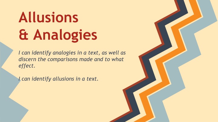 allusions analogies