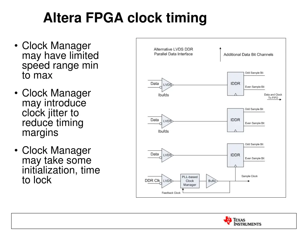 altera fpga clock timing