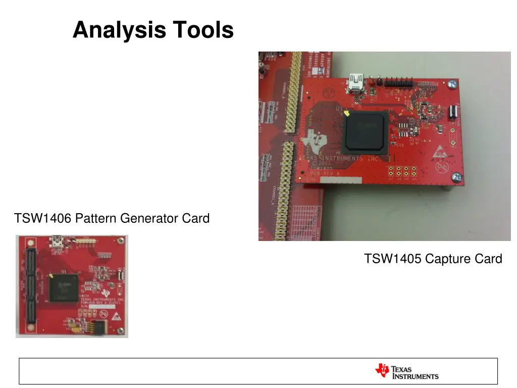 analysis tools