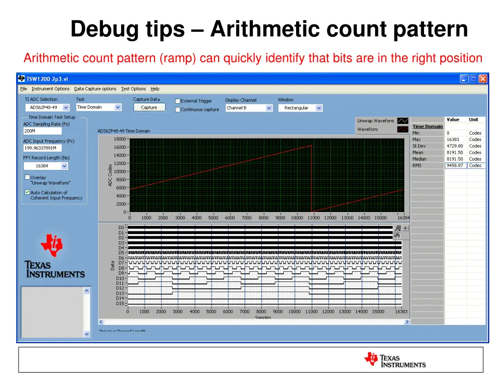 debug tips arithmetic count pattern