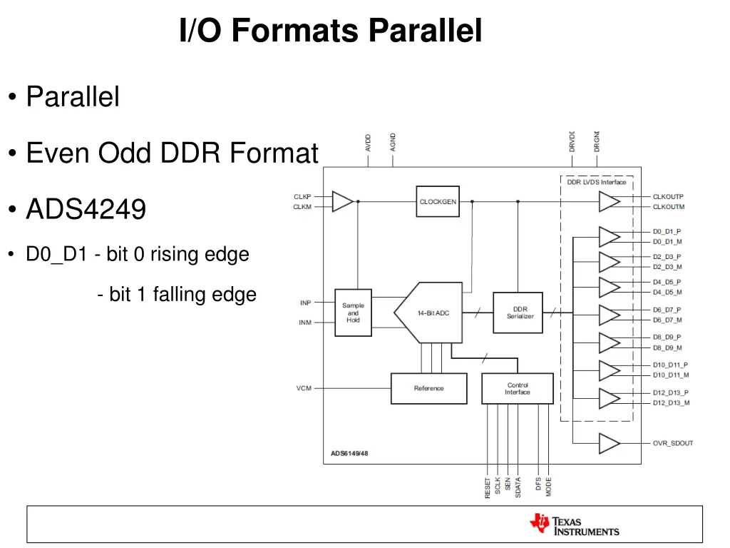 i o formats parallel