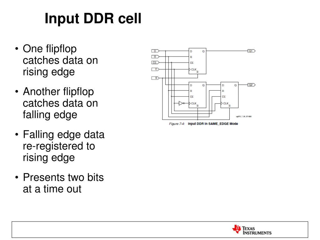 input ddr cell